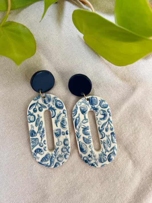 Pantry Staples Ovals - Blue