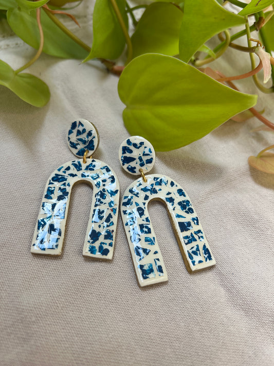 Terrazzo Arches - Blue Willow